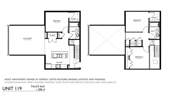 Three Bedroom Two Bathroom